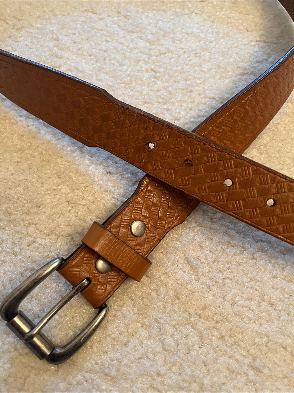 Men’s leather belt